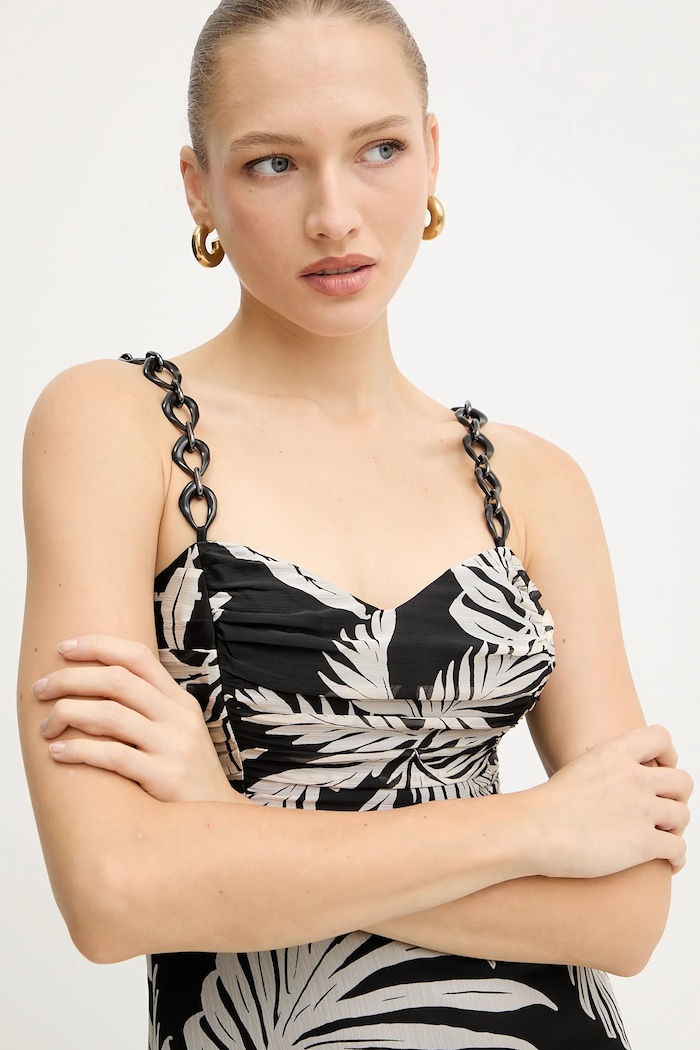 Guess sukienka STACIE czarny W5YK64.WCWF2