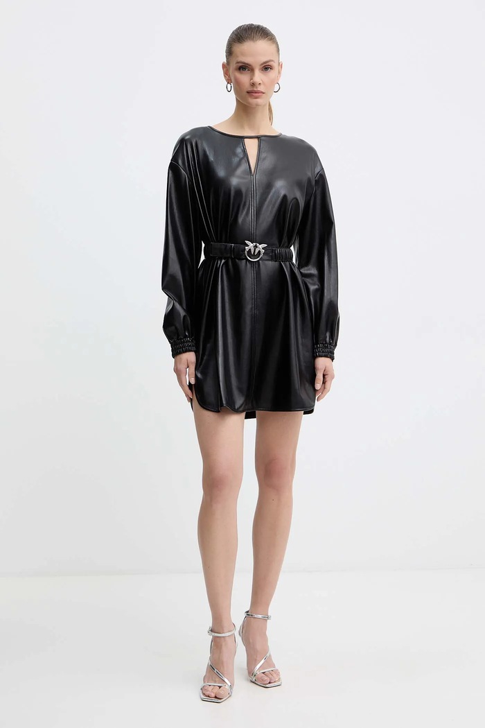 Pinko sukienka 105587.A2P4 czarny AW25