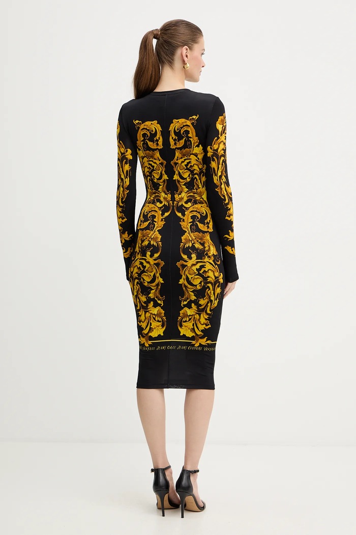 Oblačila Obleka Versace Jeans Couture 79HAO9P0.JS524 črna