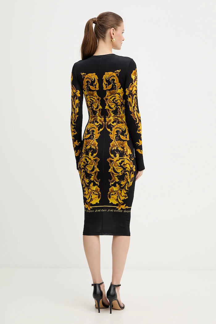 Oblačila Obleka Versace Jeans Couture 79HAO9P0.JS524 črna