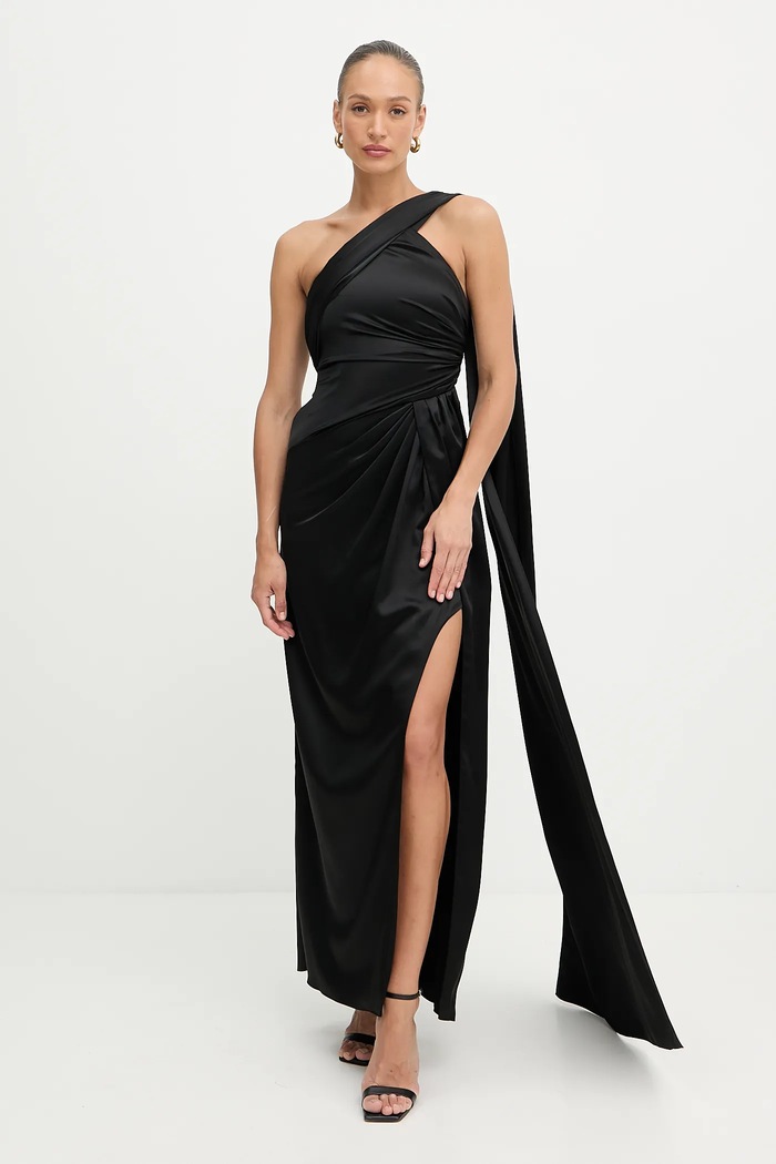 Marciano by Guess sukienka ARETHA z elastanem czarny 5YGK01.7246A