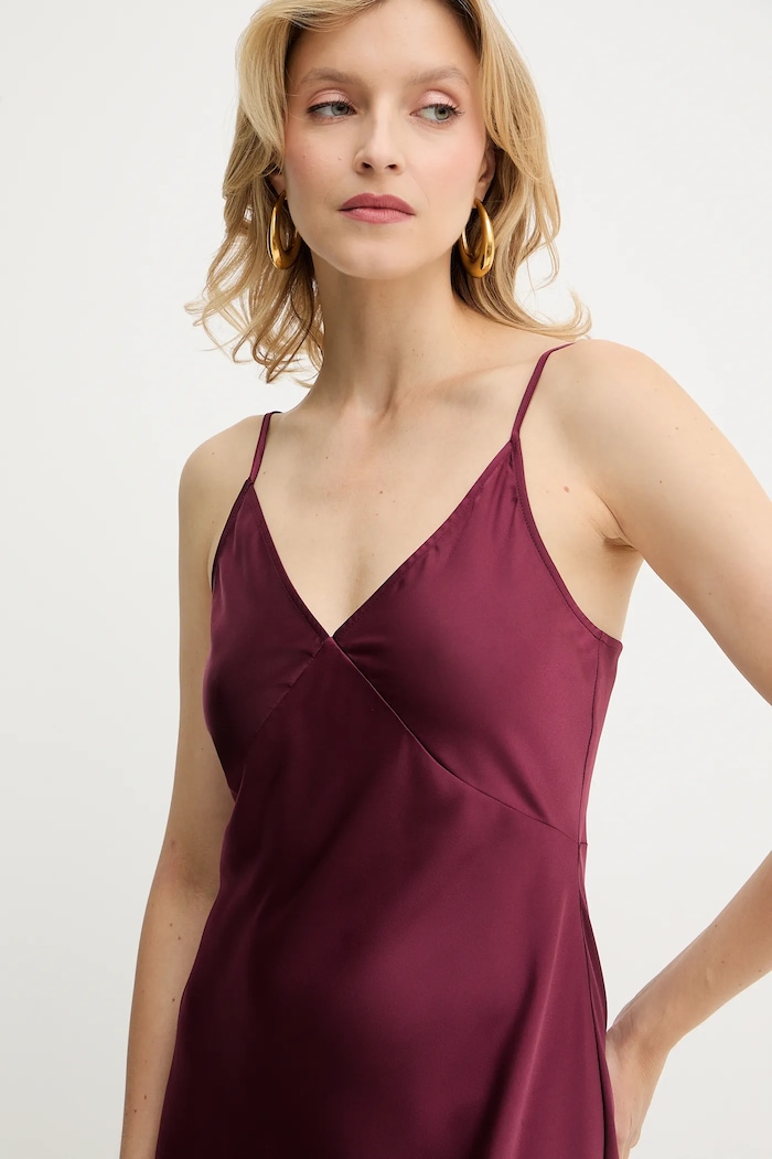 Šaty Armani Exchange burgundské 8NYA59.YNZ5Z.