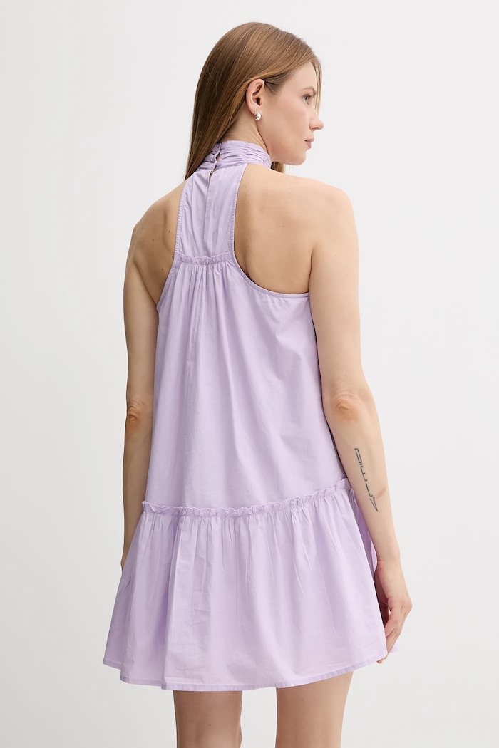 Îmbrăcăminte Pepe Jeans Rochie din bumbac PL953761 violet