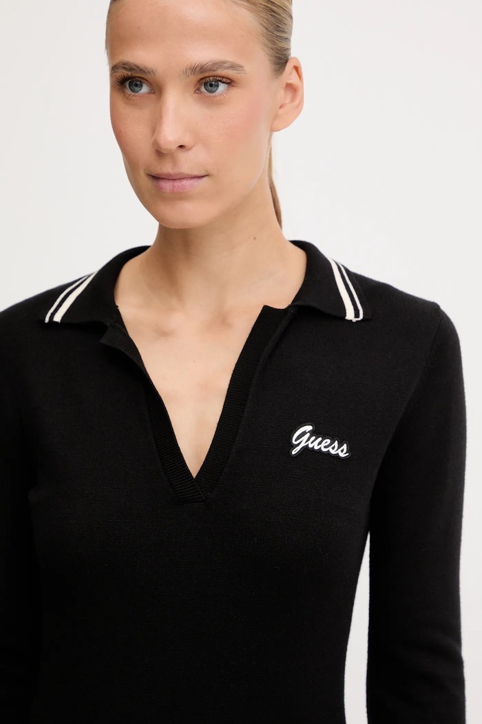 Šaty Guess LAVINIA V5BK06.Z0572 černá