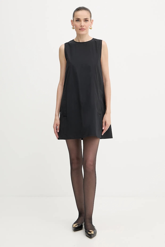 Рокля MM by Max Mara PAVIDO 2526226037600 черен AW25