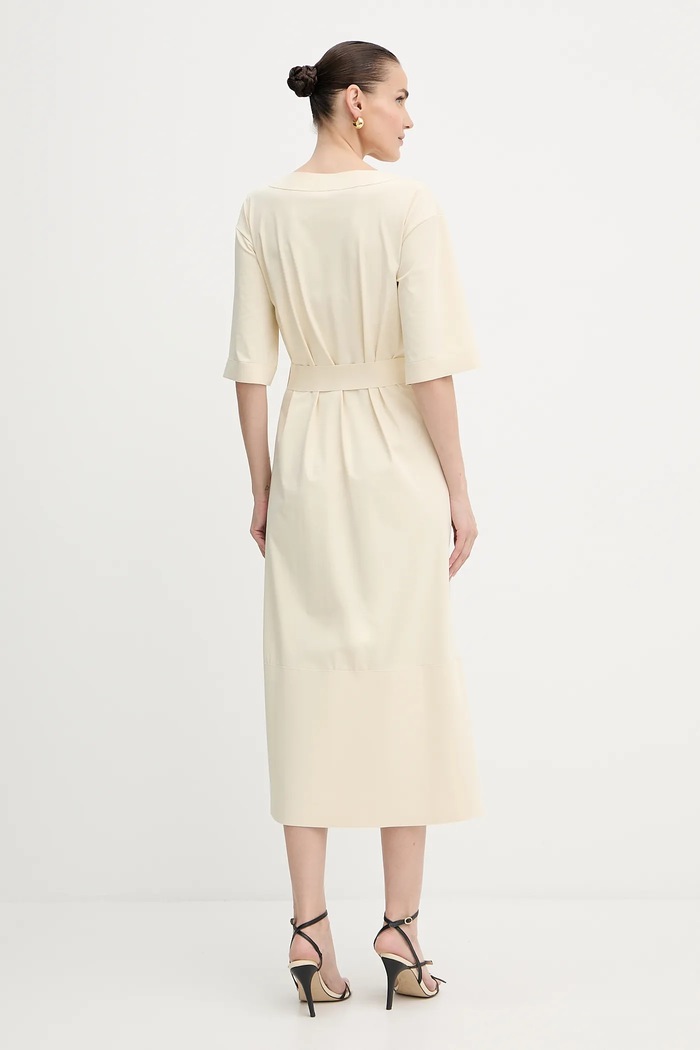 Рокля MM by Max Mara ONAGRO 2526626057600 бежов AW25