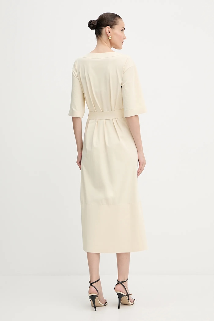 Рокля MM by Max Mara ONAGRO 2526626057600 бежов AW25