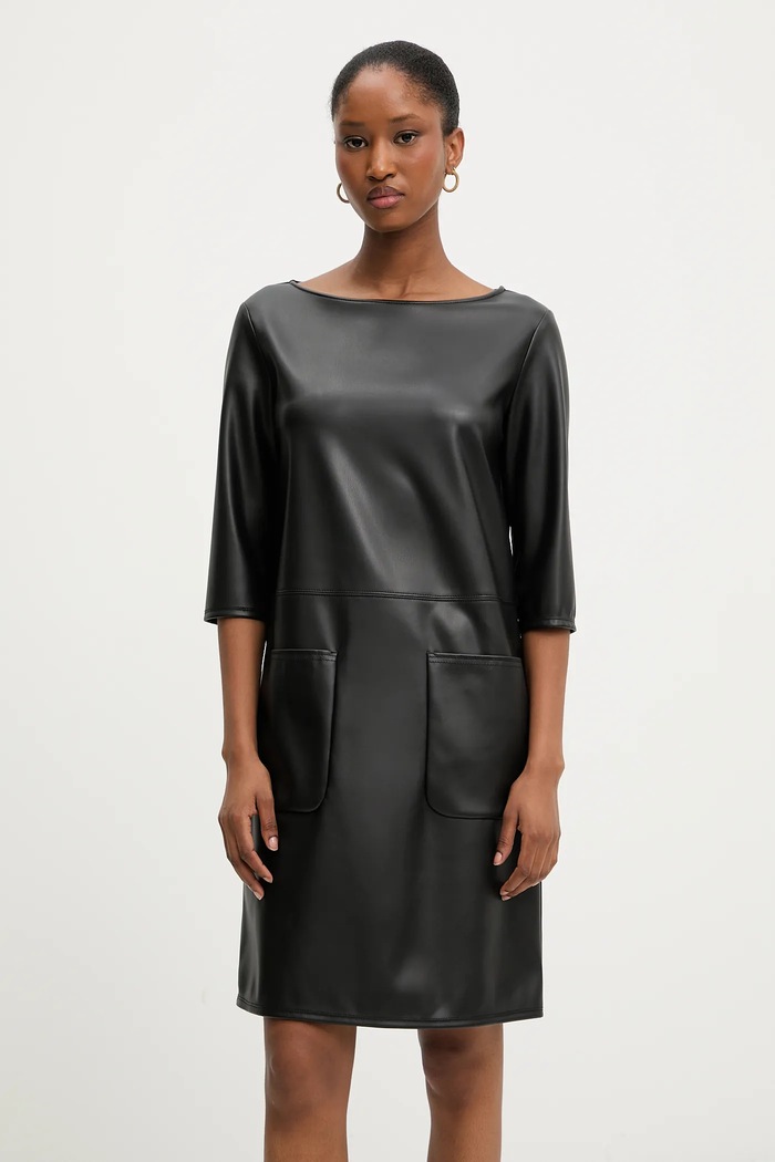 Рокля MM by Max Mara DIONIGI изчистен черен 2526626087600