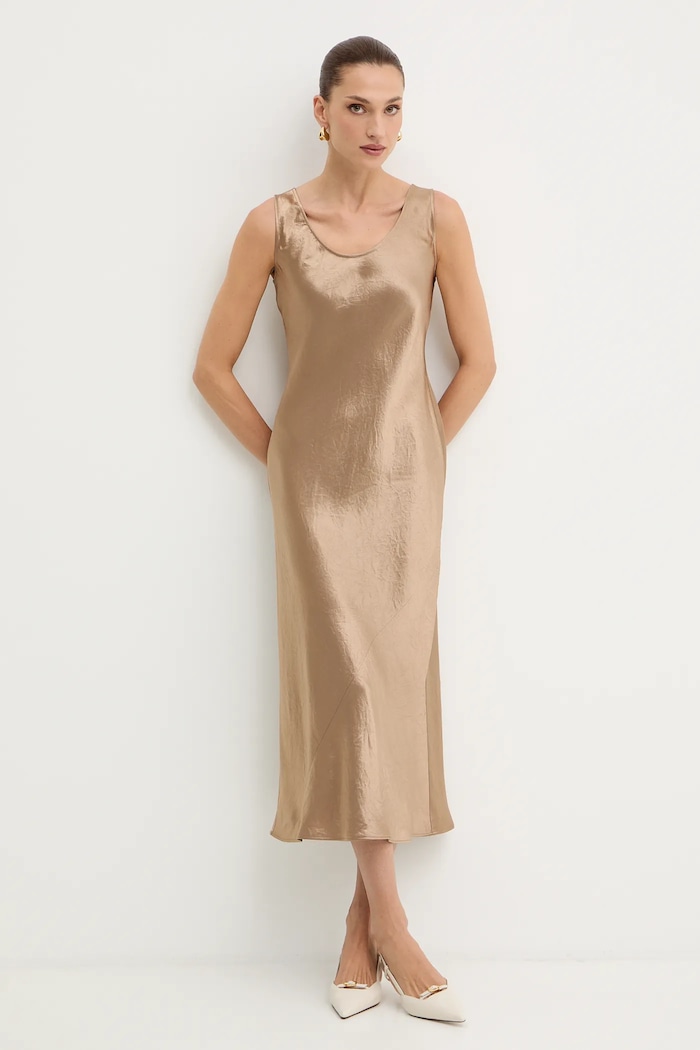 Рокля MM by Max Mara TALETE 2526226018600 зелен AW25