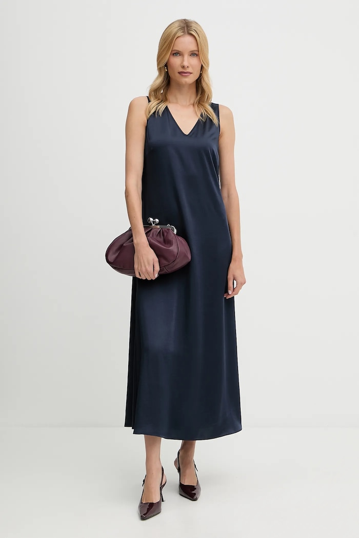 Oblečenie Šaty Weekend Max Mara OTTELIA 2525226061600 tmavomodrá