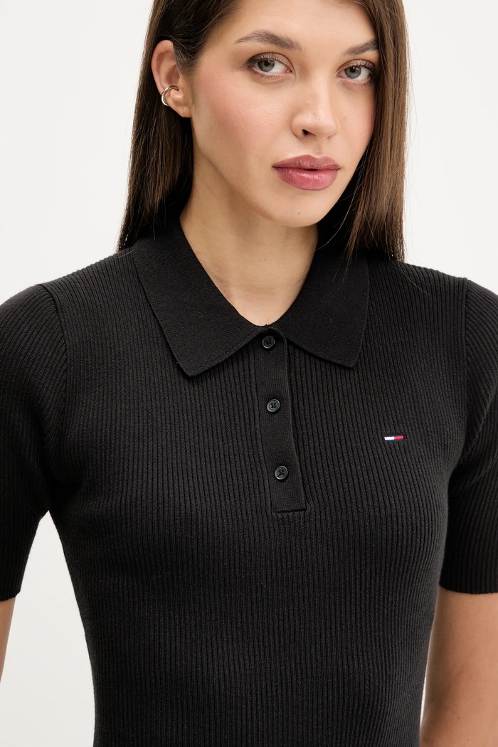 Tommy Jeans rochie negru DW0DW21471