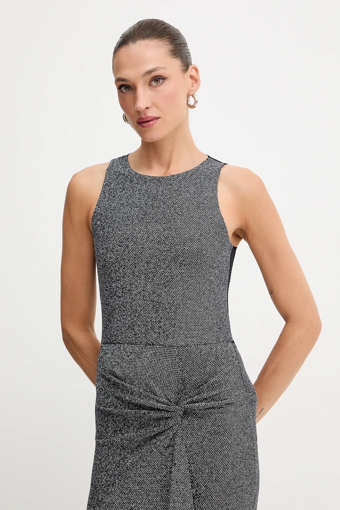 Patrizia Pepe rochie argintiu 2A2990.J340