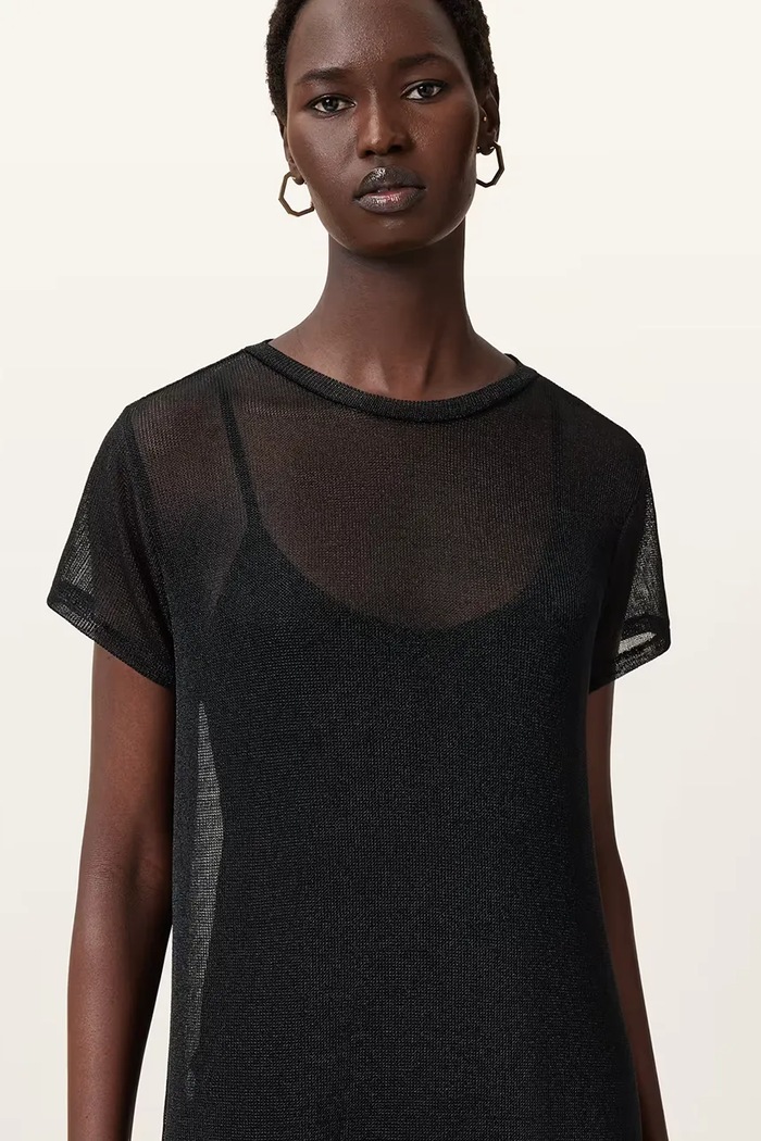 AllSaints Rochie THEA W236DC negru AW25