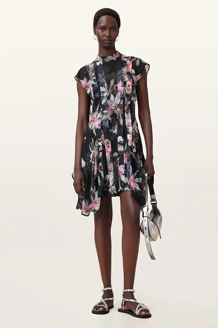 Šaty AllSaints FLEUR W370DC