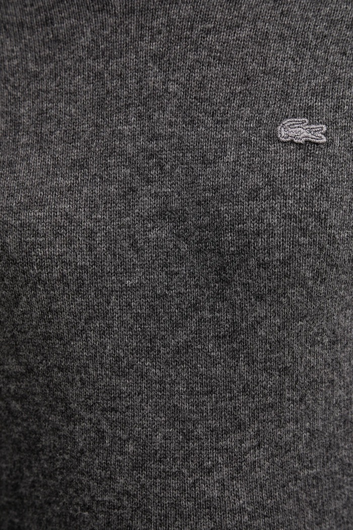 Μάλλινο φόρεμα Lacoste EF4161 γκρί