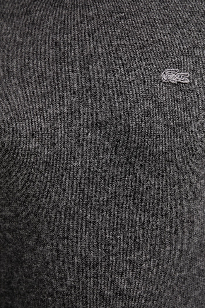 Μάλλινο φόρεμα Lacoste EF4161 γκρί