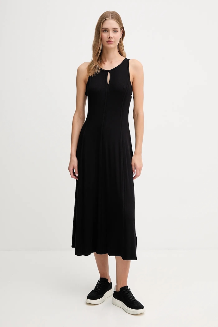 Dkny sukienka z elastanem czarny P5ED0BMX