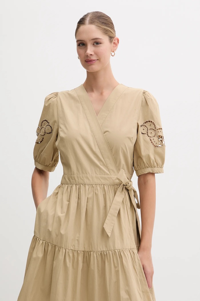Ruházat Dkny pamut ruha P5DB0B48 zöld