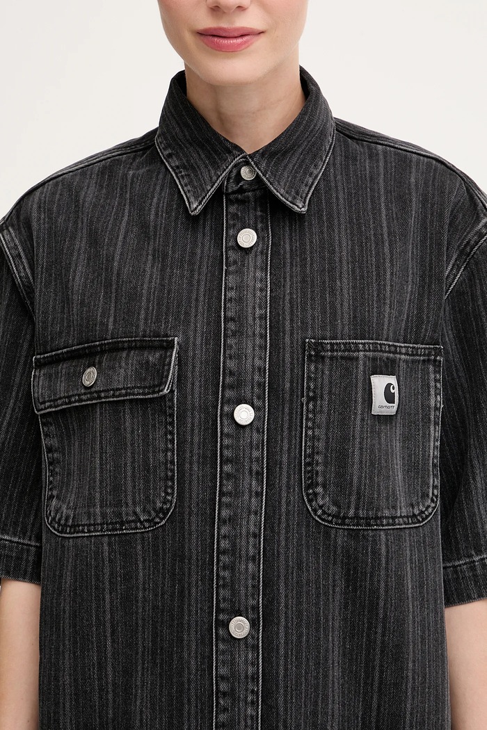 Carhartt WIP denim dress W' Rylan black I035578.32I06