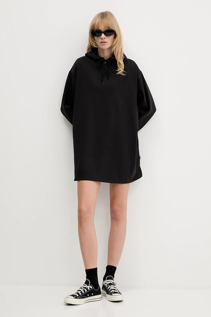 Šaty Vans VN000RD2BLK1 čierna AW25