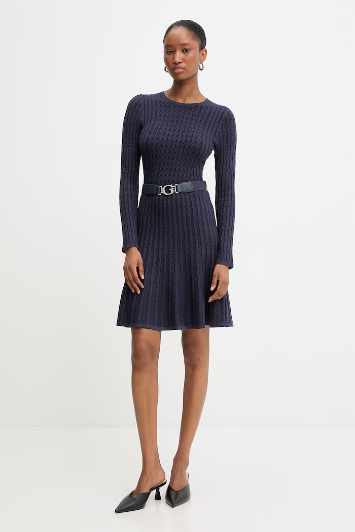 Šaty Guess HANA W5BK68.Z2YJ2 námořnická modř SS26