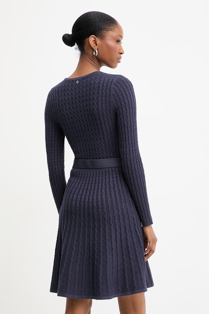 Oblečení Šaty Guess HANA W5BK68.Z2YJ2 námořnická modř