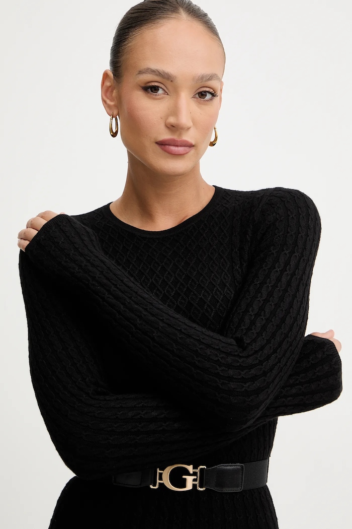 Guess rochie HANA negru W5BK68.Z2YJ2