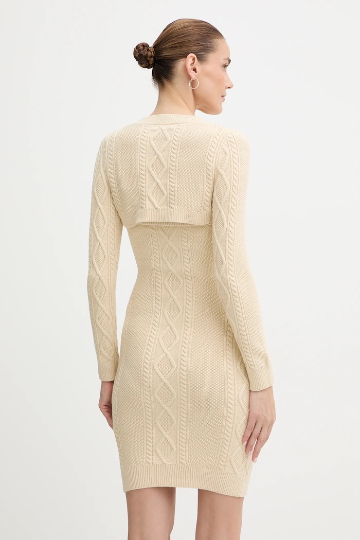 Ruházat Guess ruha DAPHNE W5BK61.Z2ZK2 bézs