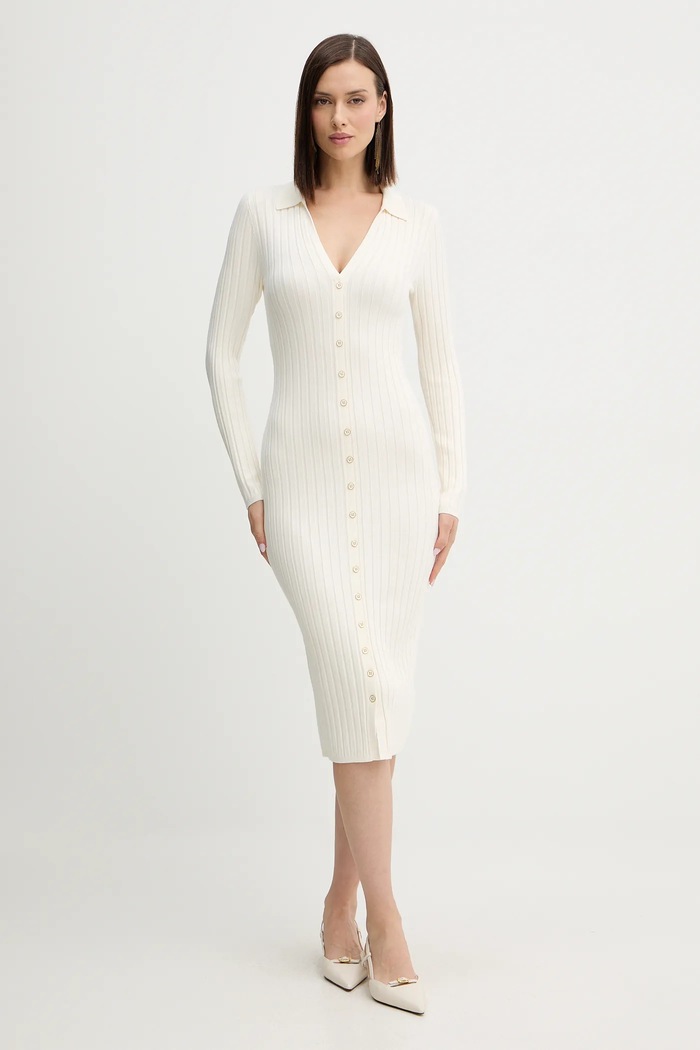 Šaty Guess MIRANDA mini béžová W5BK60.Z2YJ2