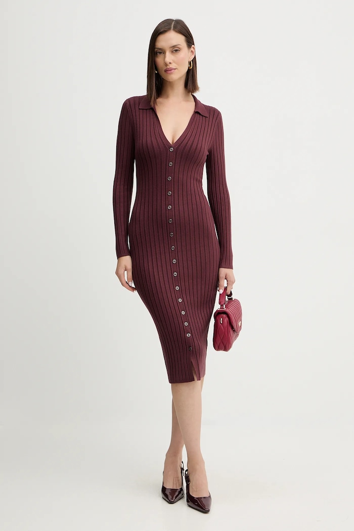 Šaty Guess MIRANDA W5BK60.Z2YJ2 červená AW25