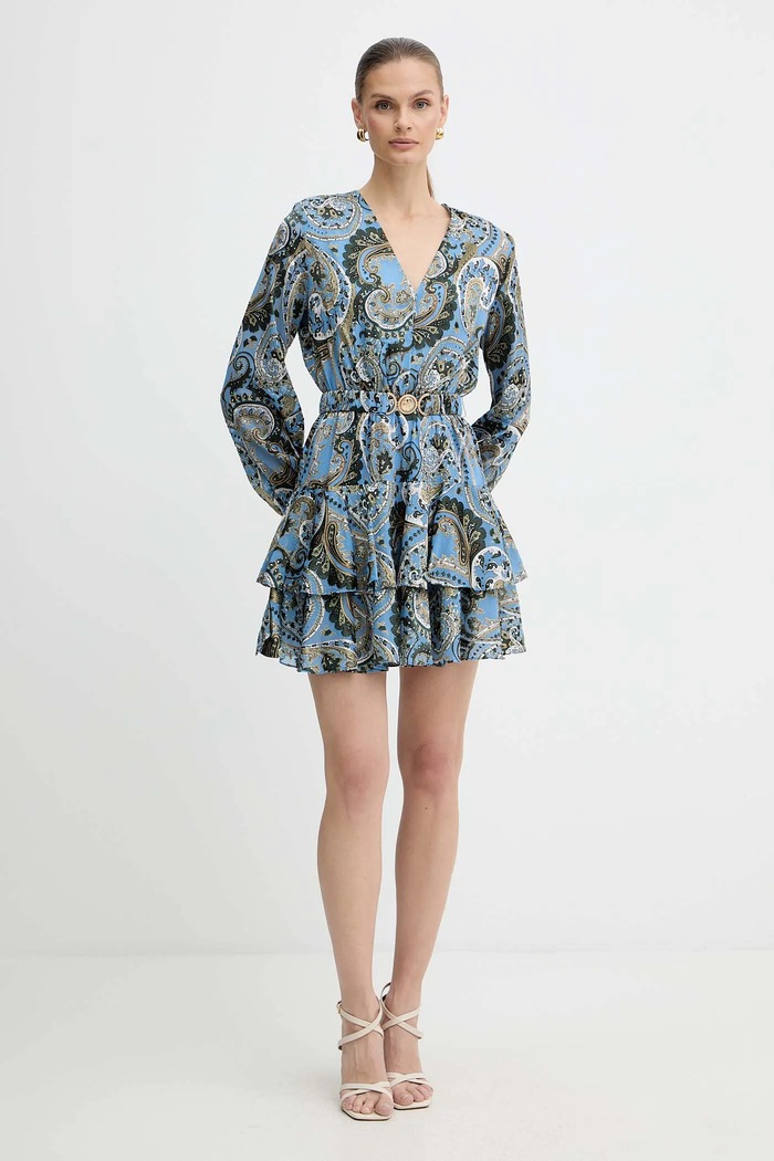 Šaty Guess CLARISSE W5BK53.W2770 modrá AW25