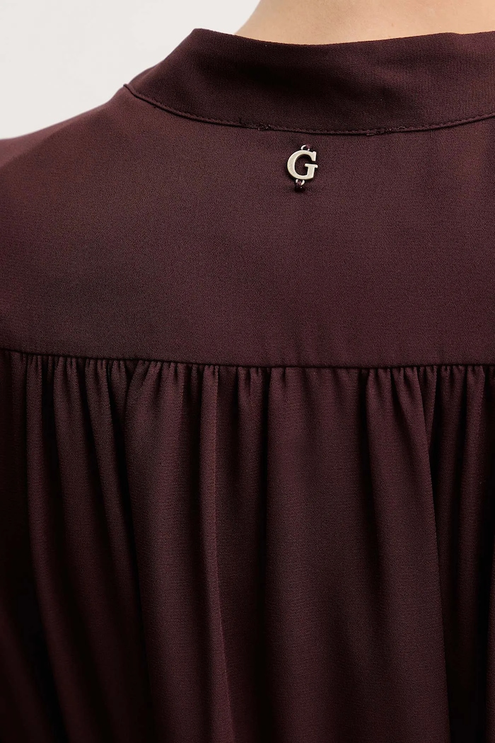 Φόρεμα Guess WANDA W5BK51.WGLA2 μπορντό
