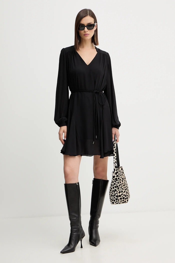 Šaty Guess WANDA W5BK51.WGLA2 černá AW25