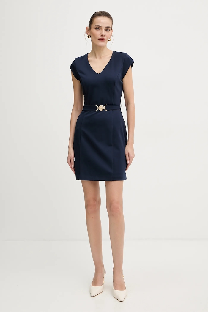 Šaty Guess CHRISSY W5BK21.KCMU2 tmavomodrá AW25