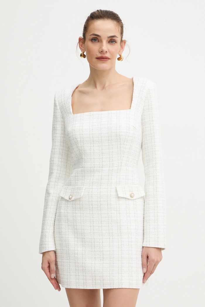 Guess sukienka SANDRA długi biały W5BK20.W2382