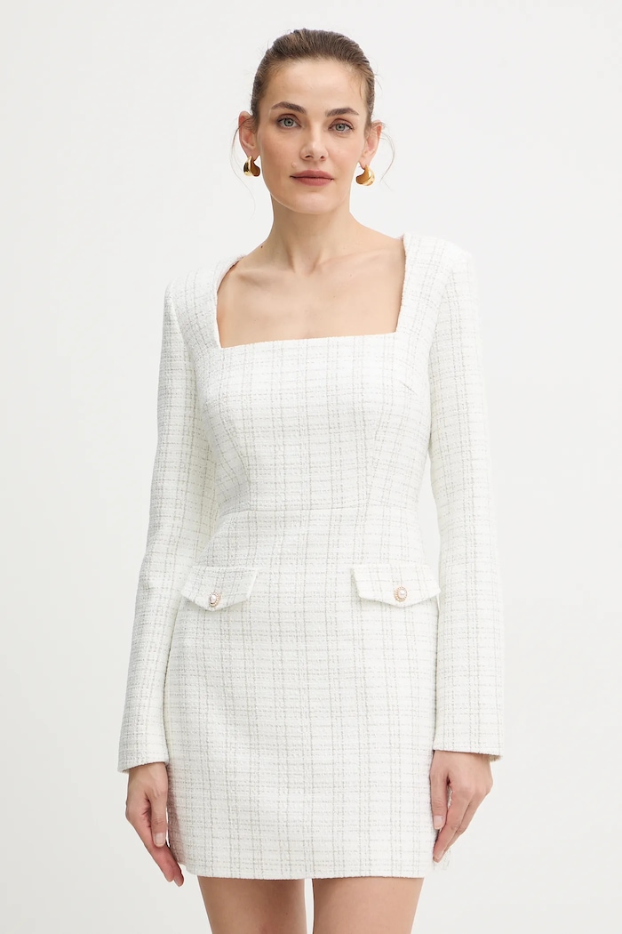 Guess sukienka SANDRA długi biały W5BK20.W2382