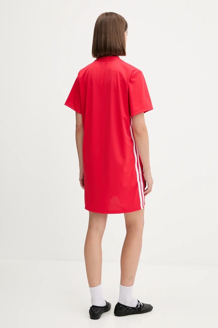 Odzież adidas sukienka JZ8131 czerwony