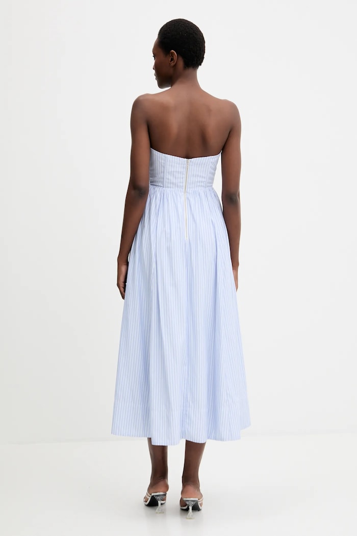 Платье Bardot 58164DB6 голубой AW25