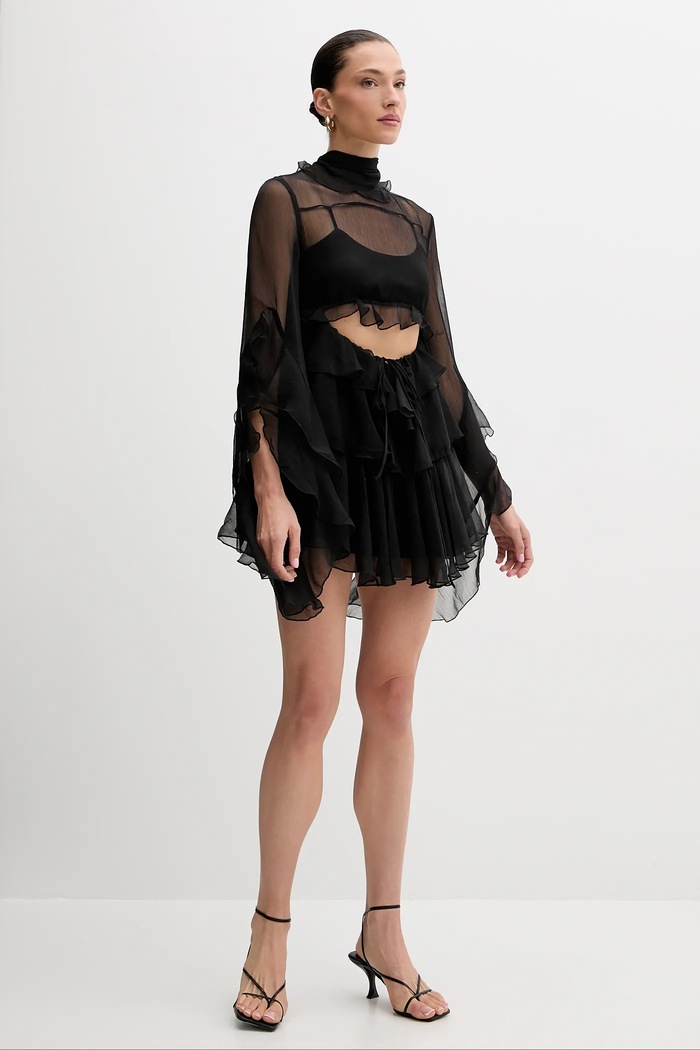 Bardot rochie 59973DB negru AW25
