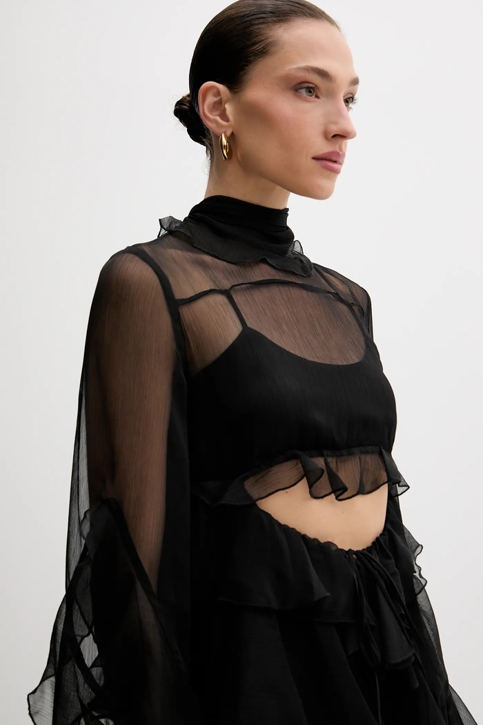 Bardot rochie 59973DB negru