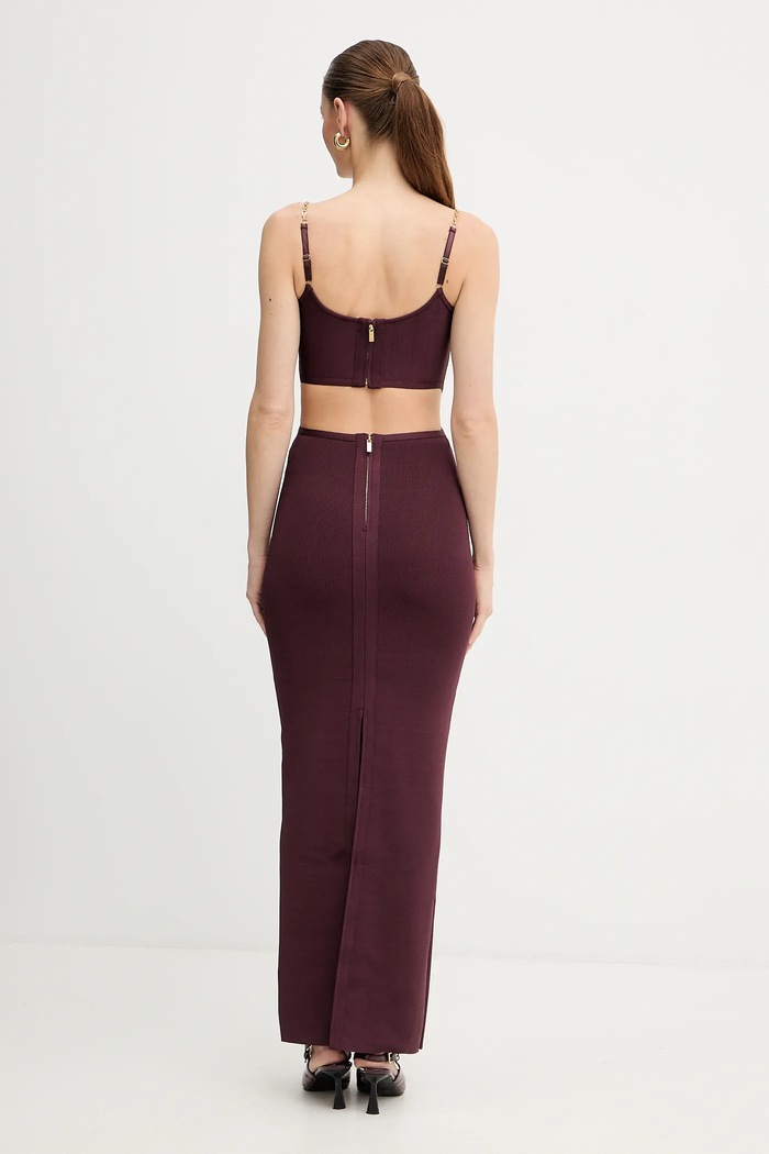 Marciano by Guess sukienka AISHA 5BGK10.5036Z bordowy AW25