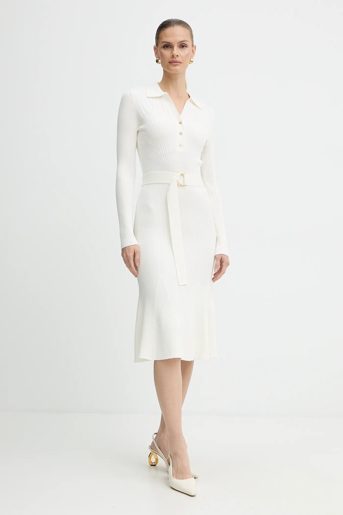 Odzież Marciano by Guess sukienka AGATHE 5BGK07.5891Z beżowy