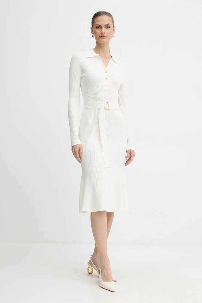 Odzież Marciano by Guess sukienka AGATHE 5BGK07.5891Z beżowy
