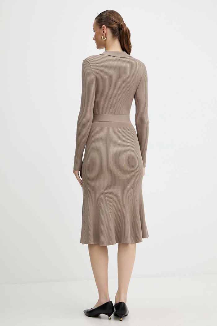 Marciano by Guess sukienka AGATHE 5BGK07.5891Z beżowy AW25