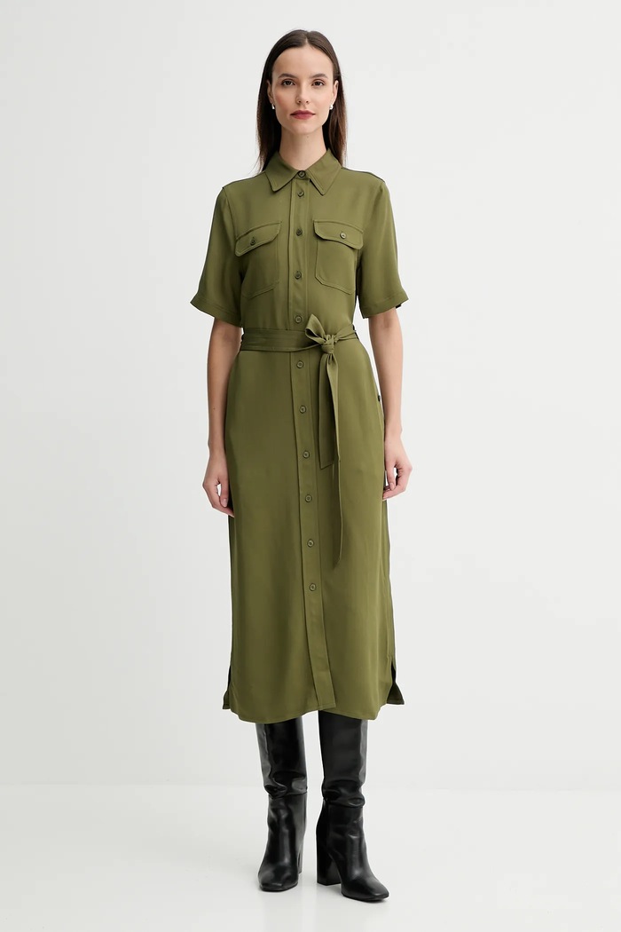 Šaty Gant 4503438 zelená AW25