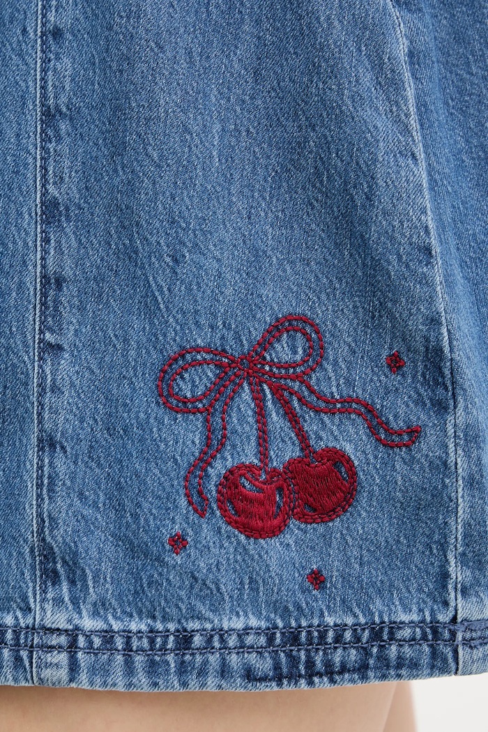 Rifľové šaty Hollister Co. KI359.5259.279 modrá