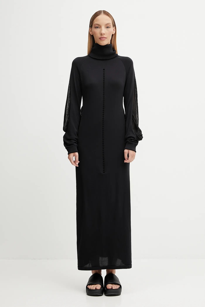 Платье Y-3 Hooded Knit casual чёрный JX2300