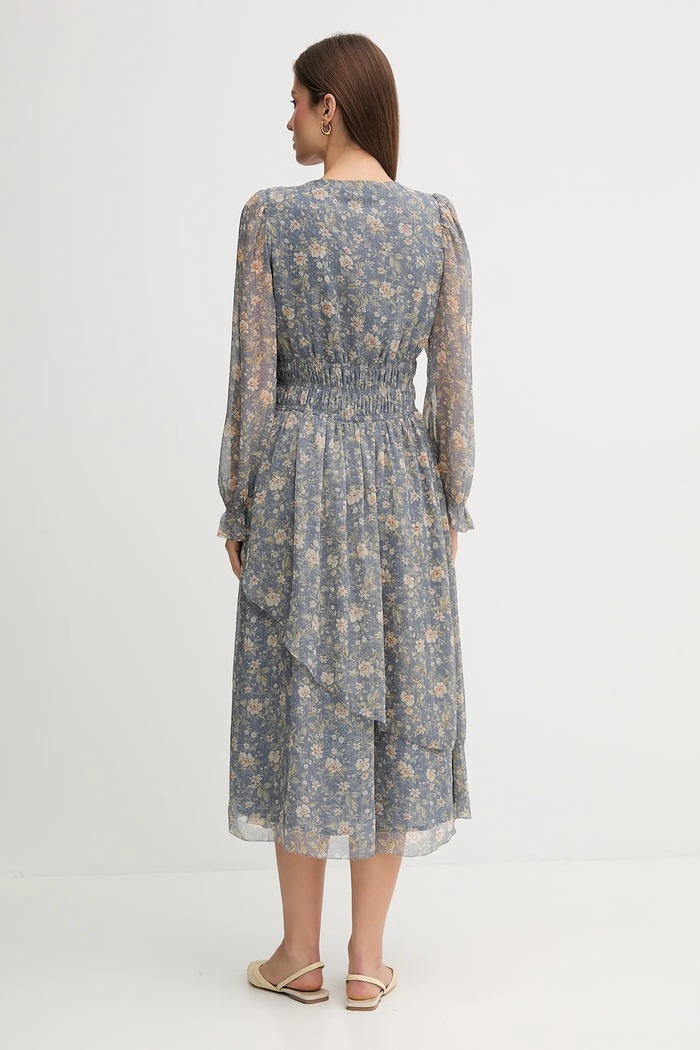Odzież Pepe Jeans sukienka PL9537692 niebieski