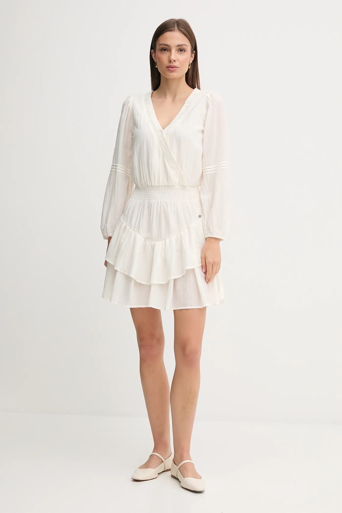 Pepe Jeans rochie PL9537702 bej AW25