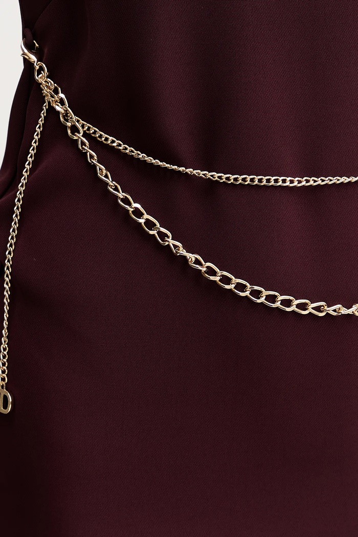 Šaty Twinset 252TP2300 burgundské